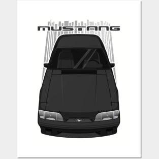 Mustang 1987 to 1993 Fox - Black Posters and Art